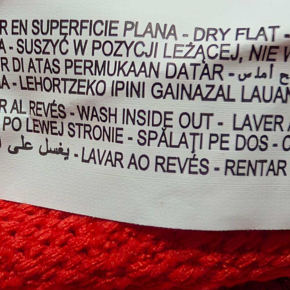 NWT Zara Red Knit One Shoulder Dress Size M - Picture 6 of 8